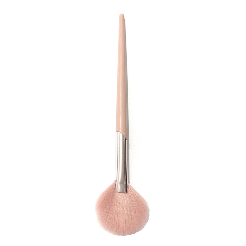 Pincéis Cosméticos Nude Rosa - Pó, Blush, Pincel Iluminador, Sombra, Contorno Nariz, Sobrancelha, Lábio, Pincéis De Maquiagem.
