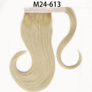 MERISIHAIR - Cabelo Sintético Longo, Reto, Moldável, c/ Presilha, Rabo de Cavalo, Extensão de Cabelo - Resistente ao Calor.