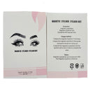 4 pares de cílios magnéticos - conjunto de cílios postiços à prova d'água líquido - ferramentas de maquiagem para cílios feitos à mão.