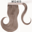 MERISIHAIR - Cabelo Sintético Longo, Reto, Moldável, c/ Presilha, Rabo de Cavalo, Extensão de Cabelo - Resistente ao Calor.