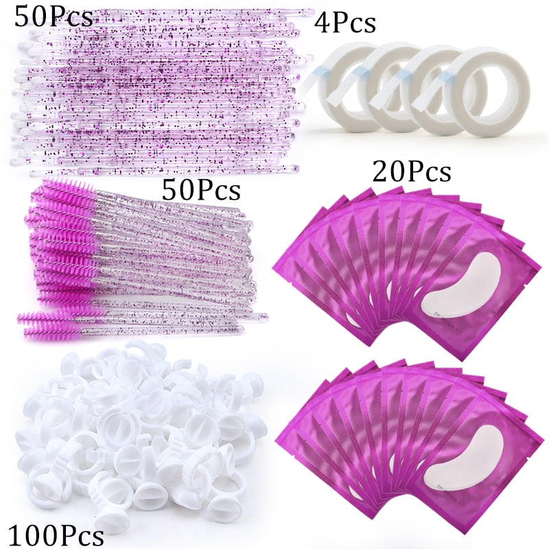 Suprimentos para extensão de cílios - Kit Completo