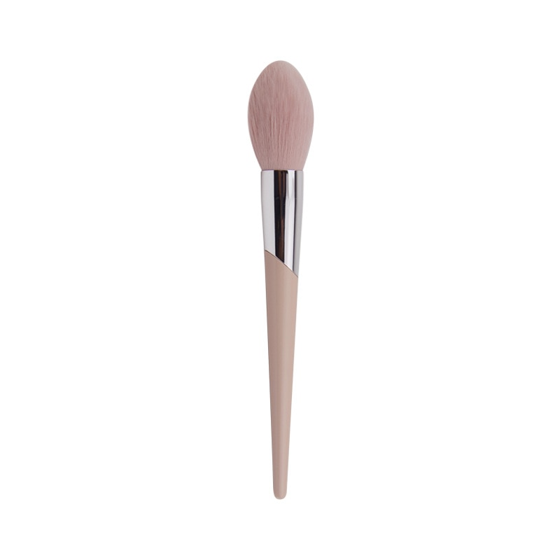 Pincéis Cosméticos Nude Rosa - Pó, Blush, Pincel Iluminador, Sombra, Contorno Nariz, Sobrancelha, Lábio, Pincéis De Maquiagem.