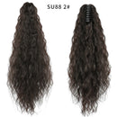 LISI GIRL Cabelo Sintético Feminino - Rabo de Cavalo com Presilhas.