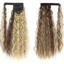 MERISIHAIR - Cabelo Sintético Longo, Reto, Moldável, c/ Presilha, Rabo de Cavalo, Extensão de Cabelo - Resistente ao Calor.