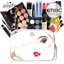 25 pçs kit de maquiagem profissional  tudo em um: conjunto completo com bolsa de cosméticos de beleza.