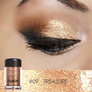FOCALLURE - Sombras cosméticas em Glitter - 18 cores acetinadas e brilhantes.