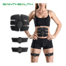 Máquina abdominal estimulador muscular elétrico ABS ems - Trainer fitness - Perda de peso e tonificação muscular por eletroestimulação.