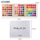 UCANBE 86 Cores de sombras com Blush - cores vibrantes - acabamento perfeito.