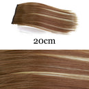 Extensões de Cabelo - com clips invisível - cabelo sintético 1 peça 2 clips.