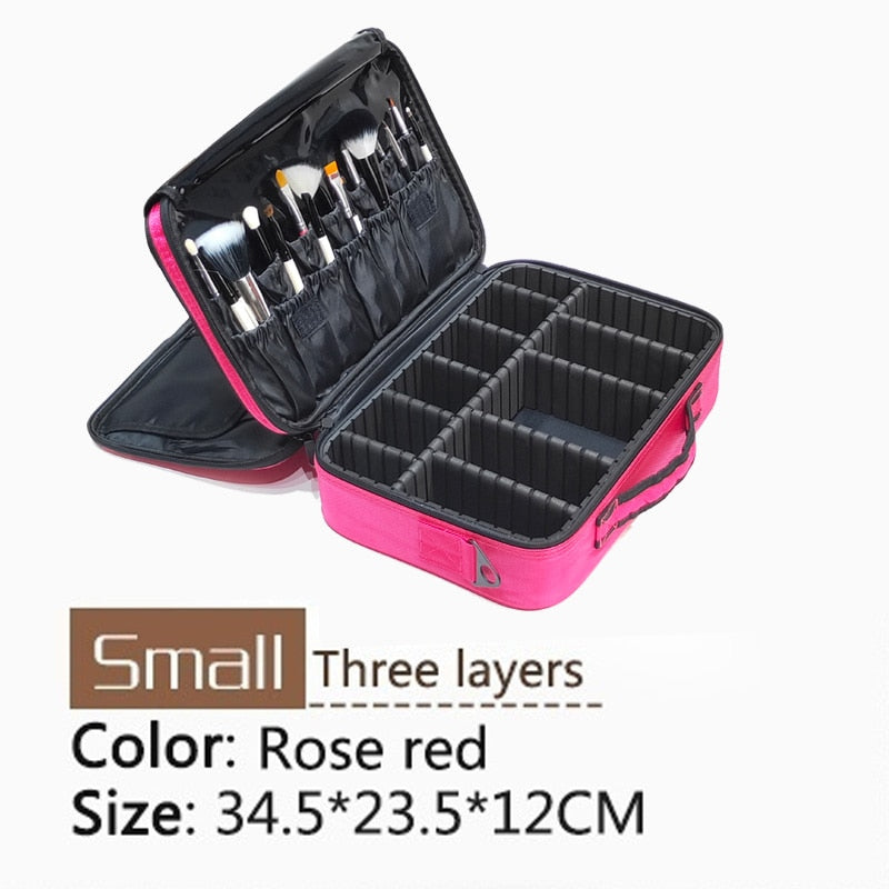 Bolsa Cosmética - Case de viagem para maquiagem.