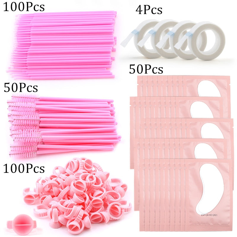 Suprimentos para extensão de cílios - Kit Completo