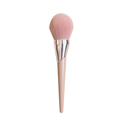 Pincéis Cosméticos Nude Rosa - Pó, Blush, Pincel Iluminador, Sombra, Contorno Nariz, Sobrancelha, Lábio, Pincéis De Maquiagem.