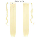 MERISIHAIR - Cabelo Sintético Longo, Reto, Moldável, c/ Presilha, Rabo de Cavalo, Extensão de Cabelo - Resistente ao Calor.