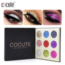 Conjunto de Maquiagem Profissional com 4 Pcs - Paleta de Sombras, Caneta para Sobrancelha, Rímel, Iluminador.