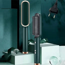 Prancha e Escova elétrica para Cabelos - formato inovador, leve, portátil e eficiente.