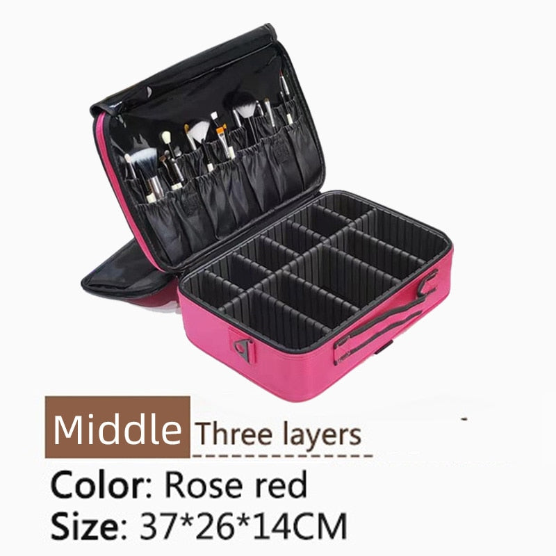 Bolsa Cosmética - Case de viagem para maquiagem.