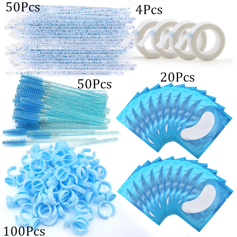Suprimentos para extensão de cílios - Kit Completo
