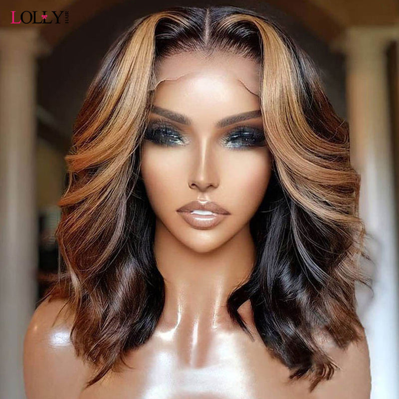 Perucas Curtas para Mulheres - Cabelo Humano.