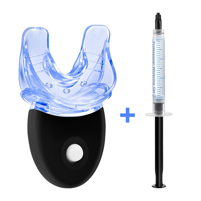 Kit de clareamento dental com LED acelerador. Peróxido Gel.