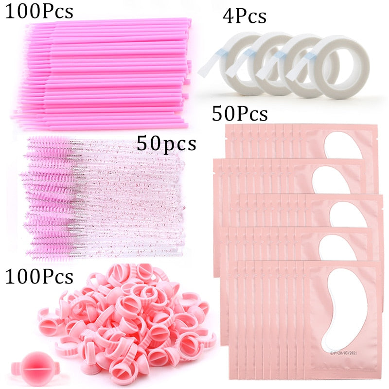 Suprimentos para extensão de cílios - Kit Completo