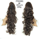 LISI GIRL Cabelo Sintético Feminino - Rabo de Cavalo com Presilhas.