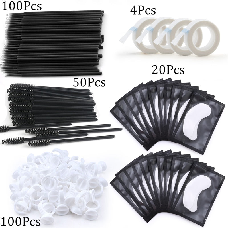 Suprimentos para extensão de cílios - Kit Completo