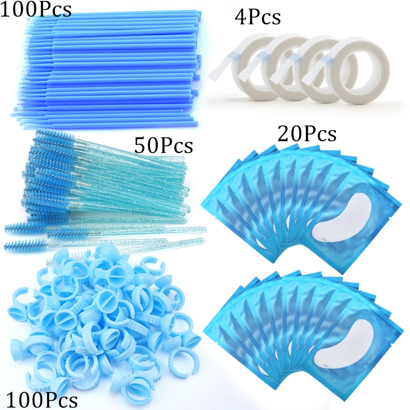 Suprimentos para extensão de cílios - Kit Completo