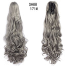 LISI GIRL Cabelo Sintético - 56 centímetros - Presilha em Rabo de Cavalo - Longo, Ondulado, Moldável, Resistente ao Calor.