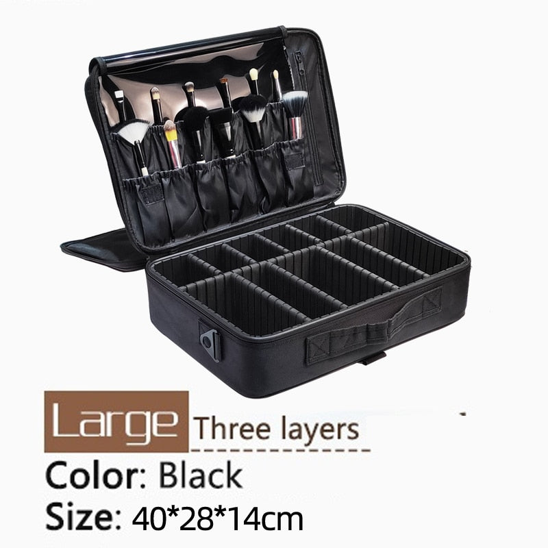 Bolsa Cosmética - Case de viagem para maquiagem.