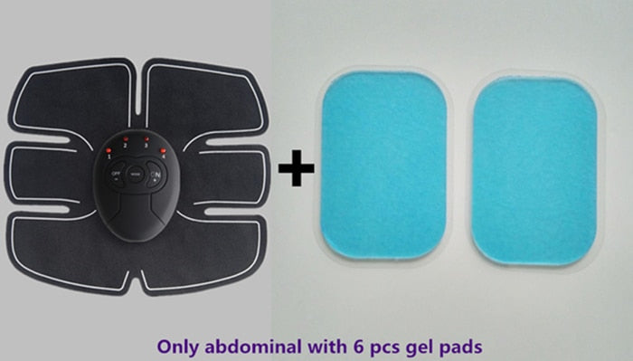 Máquina abdominal estimulador muscular elétrico ABS ems - Trainer fitness - Perda de peso e tonificação muscular por eletroestimulação.