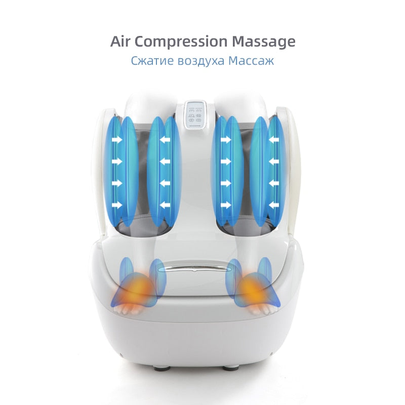 Máquina de Massagem elétrica para panturrilha e pés - MARESE Vibração Shiatsu Ar Compressão, Calor, Rolamento, Massageador de Pernas e Massageador de Beleza.