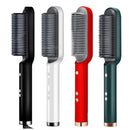 Prancha e Escova elétrica para Cabelos - formato inovador, leve, portátil e eficiente.