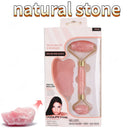3 pcs Natural Pedra de Jade  - Pedra de Quartzo Rosa - Ferramentas para Rosto Pescoço Costas Corpo.