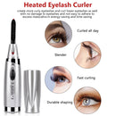 Mini modelador de cílios aquecido - Modelador de cílios aquecido - Ferramenta de beleza de longa duração.