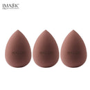 IMAGIC - 3 Pçs Puff de Maquiagem - Esponja Profissional, Base, Creme, Corretivo - Ferramenta de Maquiagem Multiuso.