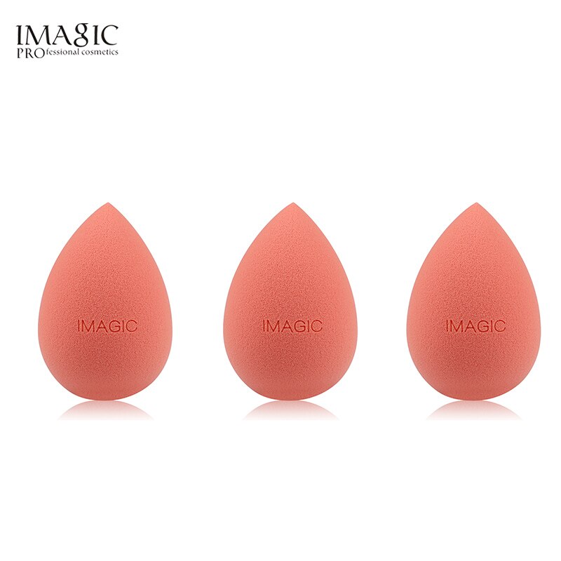 IMAGIC - 3 Pçs Puff de Maquiagem - Esponja Profissional, Base, Creme, Corretivo - Ferramenta de Maquiagem Multiuso.