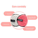 Esponja reutilizável para remoção de maquiagem - almofadas laváveis de microfibra e algodão.