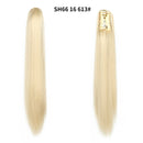 LISI GIRL Cabelo Sintético Feminino - Rabo de Cavalo com Presilhas.
